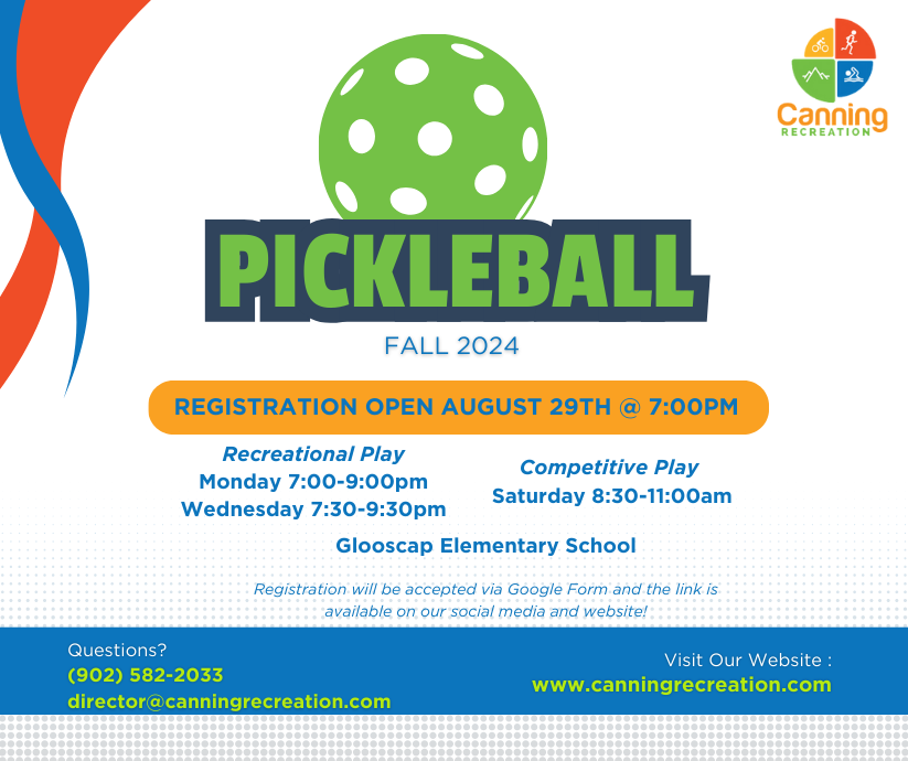 Blue And Green Bold Simple Pickleball Competition Facebook Post